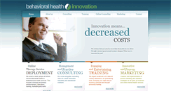 Desktop Screenshot of behavioralhealthinnovation.com